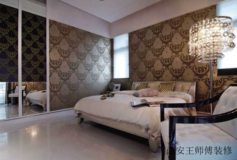 时尚现代卧室壁纸效果图
