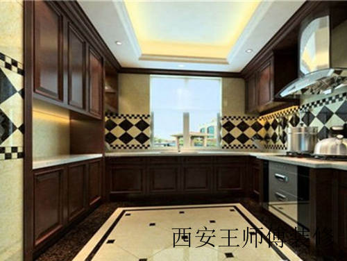 欧式厨房瓷砖搭配效果图 厨房的瓷砖污渍要怎么去除