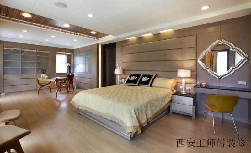 宽敞舒适现代家居卧室设计