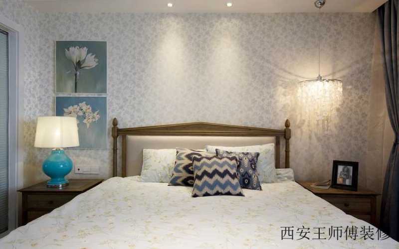 简约美式卧室灯具效果图