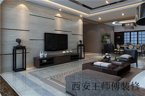 客厅墙面瓷砖铺贴图 客厅贴墙砖有什么好处