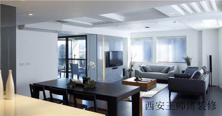 素净时尚现代客餐厅展示