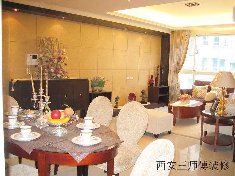 时尚混搭现代 客餐厅背景墙设计