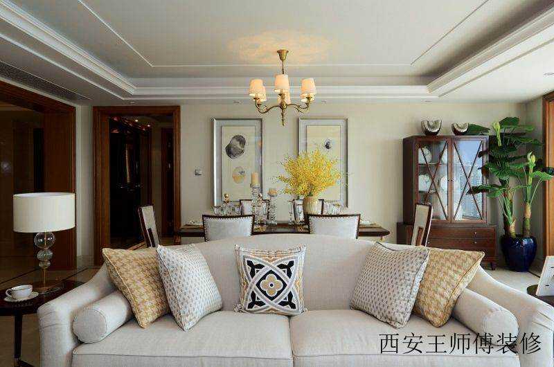 温馨美式装饰风格三居室家装点缀效果欣赏图