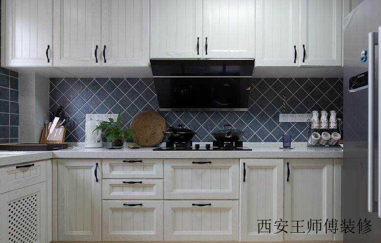 欧式现代混搭简洁厨房效果图