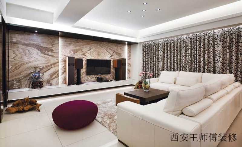 时尚高雅现代家居客厅装修效果图