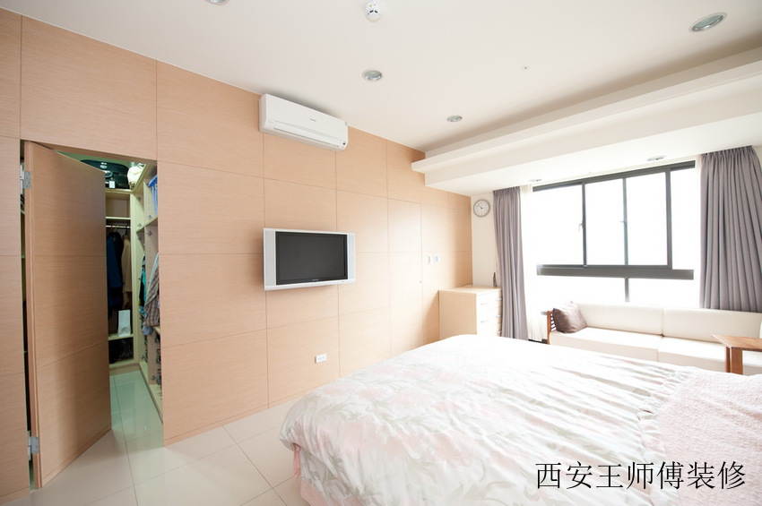 时尚现代卧室隐形门设计