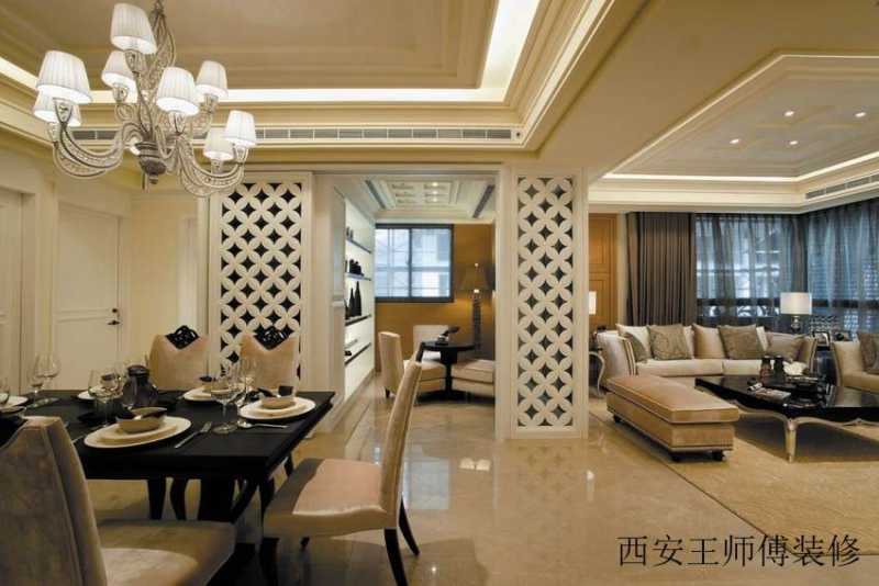 典雅新古典家居室内隔断设计