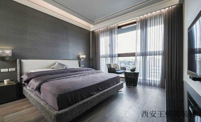 素雅现代公寓卧室装饰图欣赏
