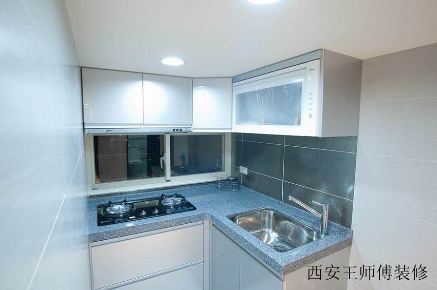 简约家居厨房 石英石台面装饰图