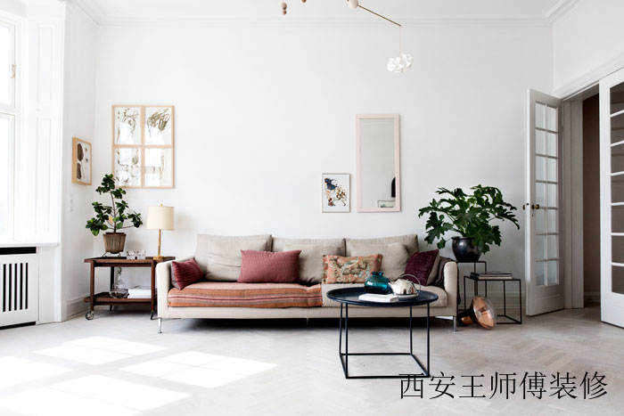 明亮简约时尚北欧风格三居沙发装饰效果图