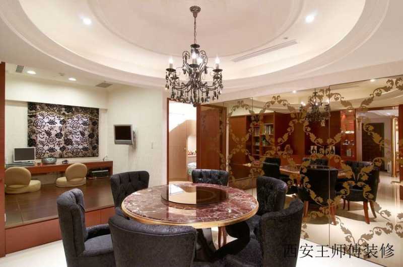 高贵奢华欧式餐厅设计