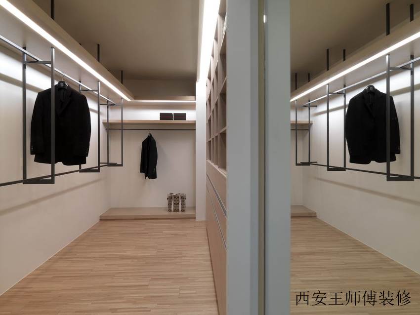 现代设计衣帽间样板房欣赏