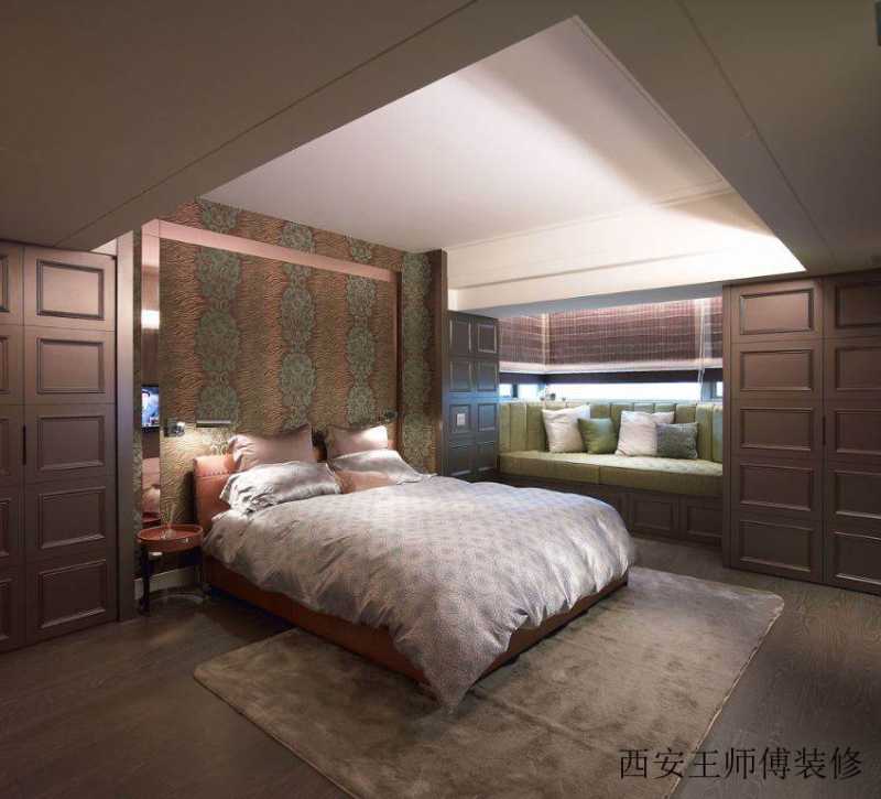 时尚现代卧室精装样板间欣赏
