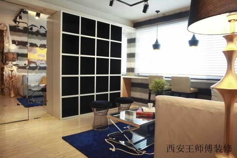 波普混搭风客厅局部装修效果图