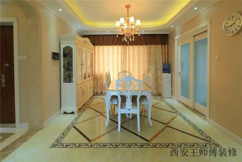 简欧风格家装餐厅落地窗设计效果图