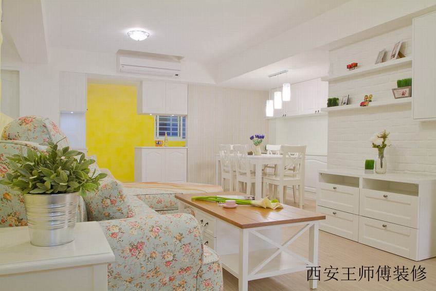 唯美简约田园风 三居室内家装图