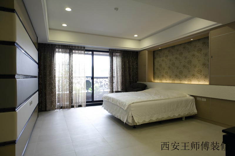 现代时尚10平卧室设计装修图