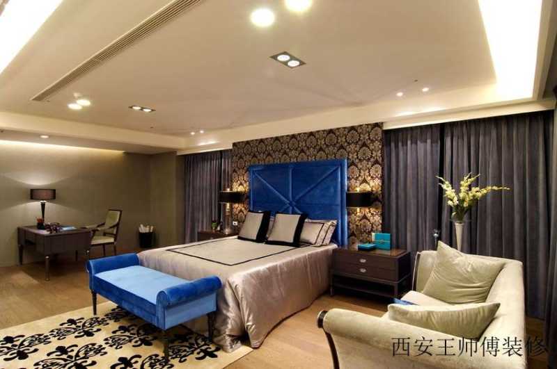 现代中式混搭卧室软装鉴赏