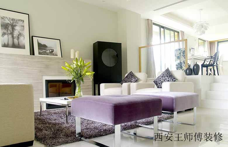 简约精致三居小跃层设计装修效果图