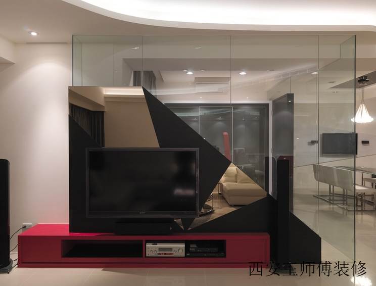 现代客厅创意背景墙设计欣赏