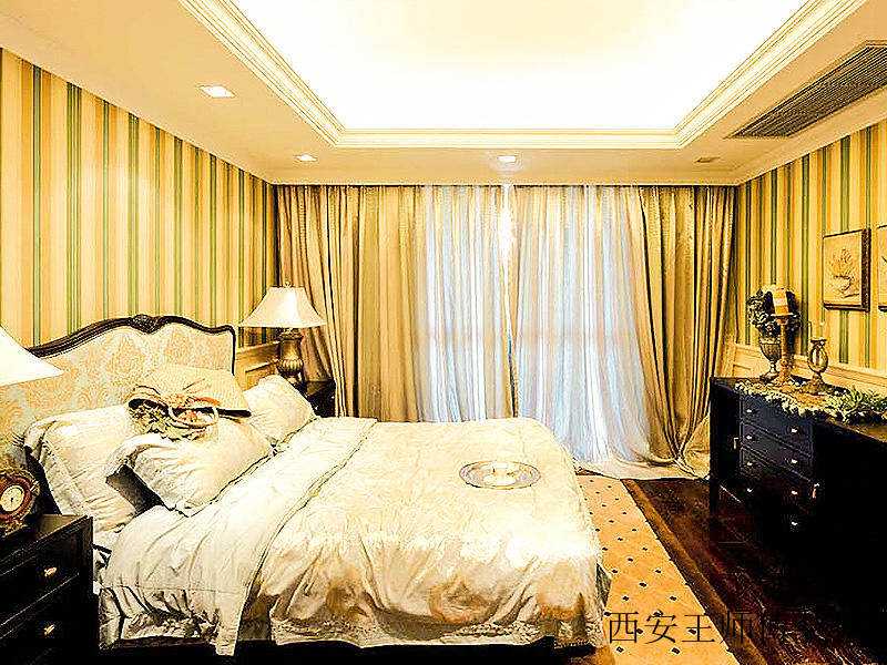 时尚复古奢华欧式卧室设计装饰效果图