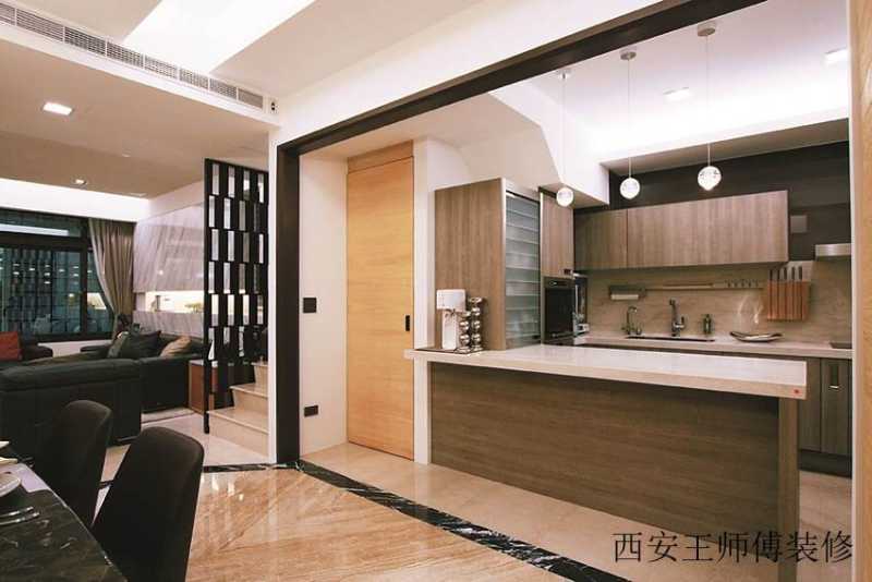 时尚现代厨房装修案例图