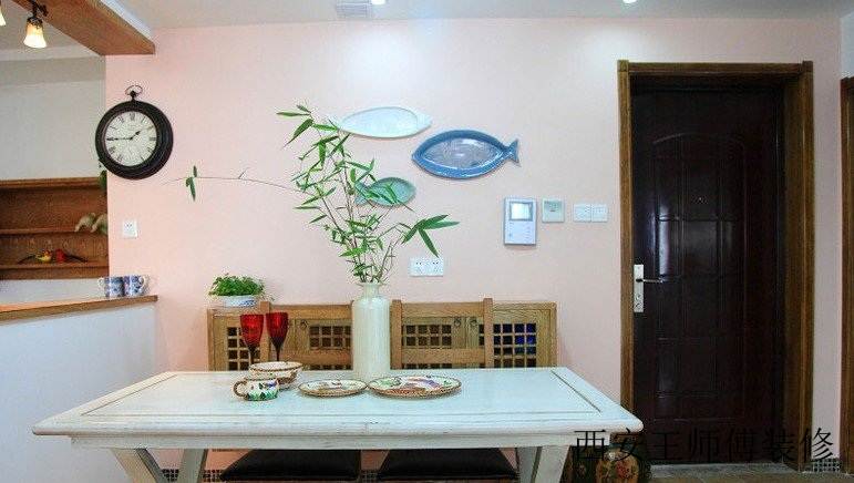浪漫古典风格餐厅背景墙装饰设计