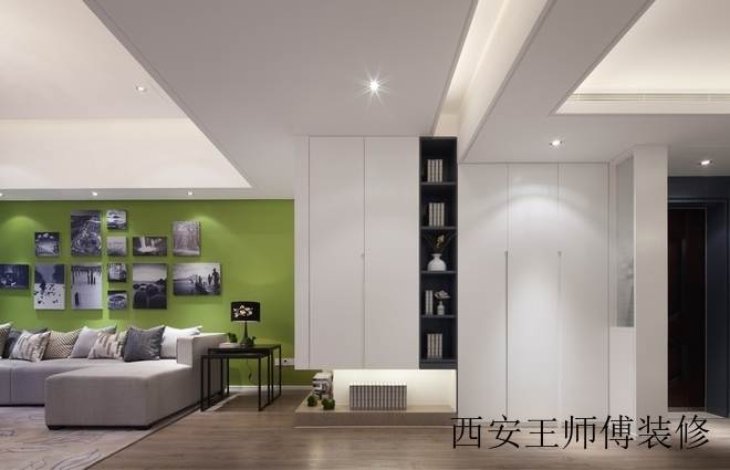 时尚现代家居过道壁柜设计