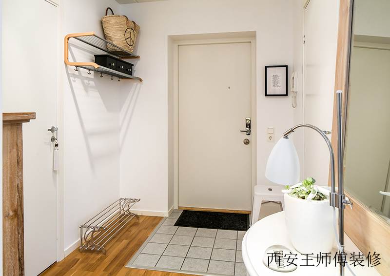 宜家简约风玄关过道效果图