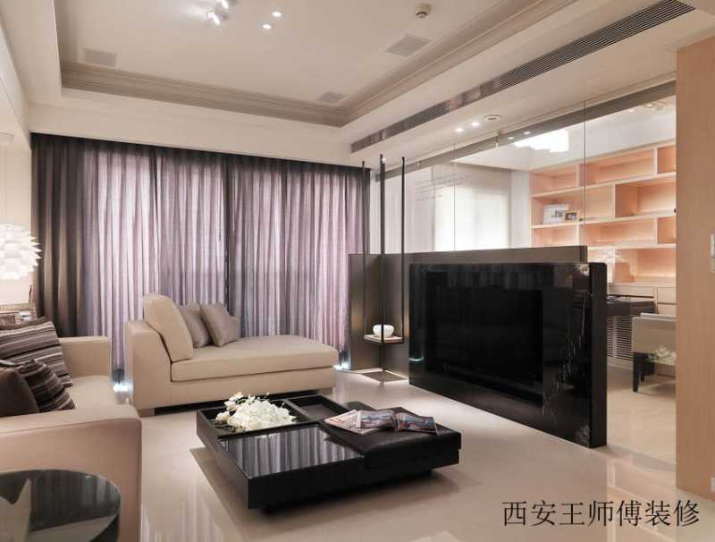 现代时尚家居玻璃隔断设计