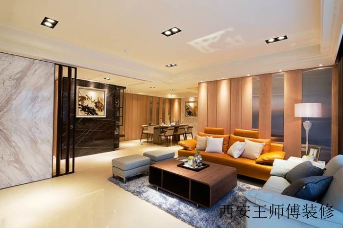 现代设计装修客厅吊顶效果图