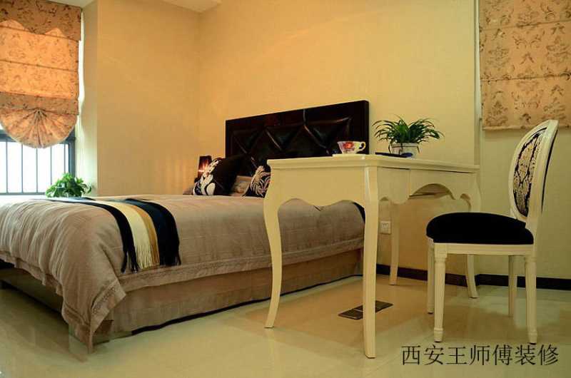清新浪漫简欧风格卧室简单装修图