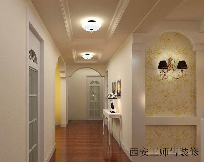 现代简约过道玄关装修效果图