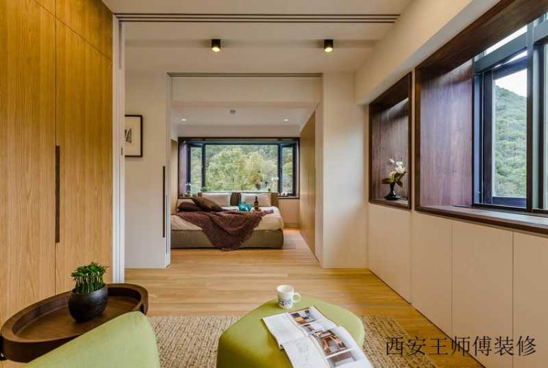简约现代家居原木地板装饰图