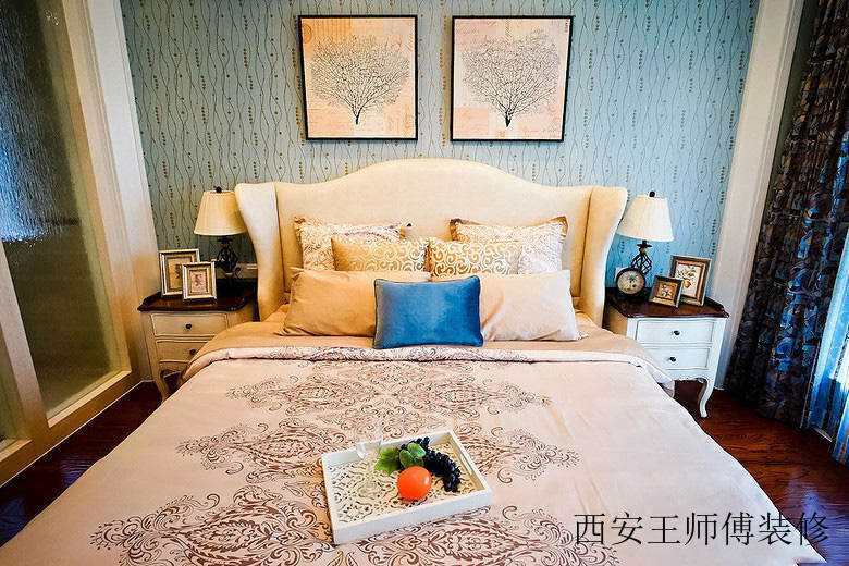 时尚混搭卧室豹纹家纺图