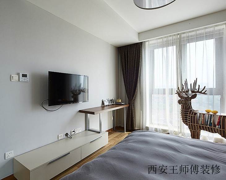 现代简约卧室创意书架设计