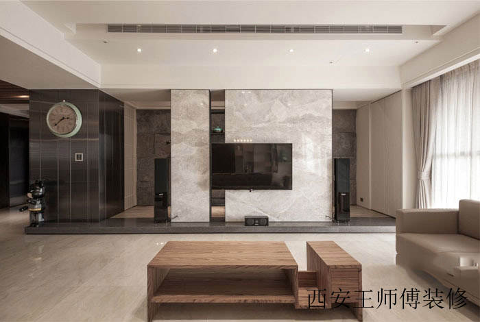 简约现代客厅电视背景墙设计