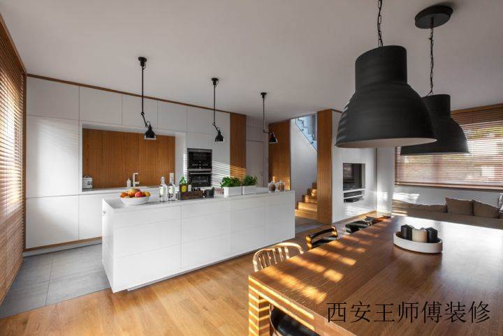 美式风格复式一楼装修图