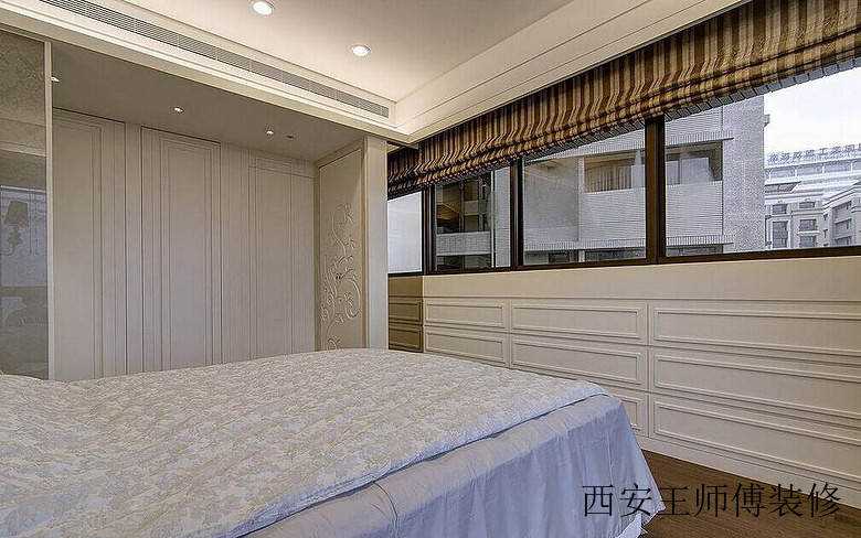 现代简约卧室窗户设计效果图