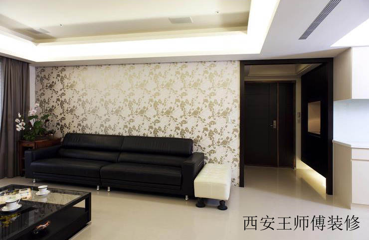 时尚现代家居客厅沙发放置效果图