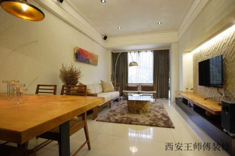 简约二居客厅装修展示图