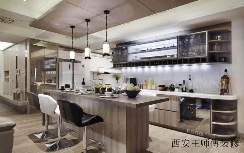 时尚现代家装吧台设计装修图