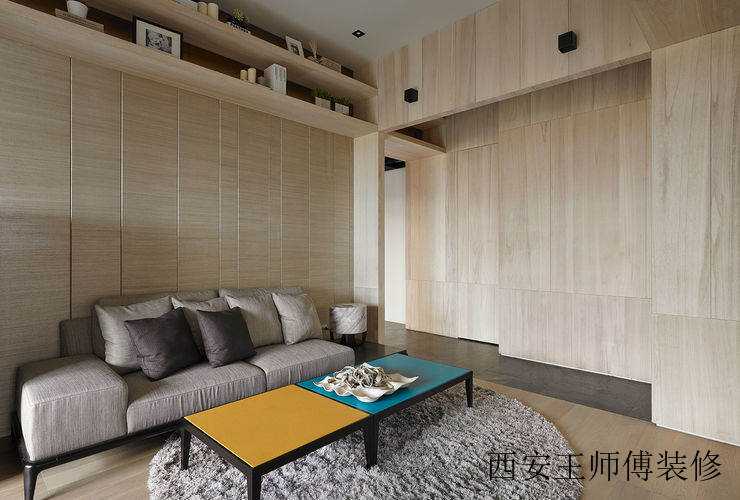 清新纯木日式风格客厅装修效果图