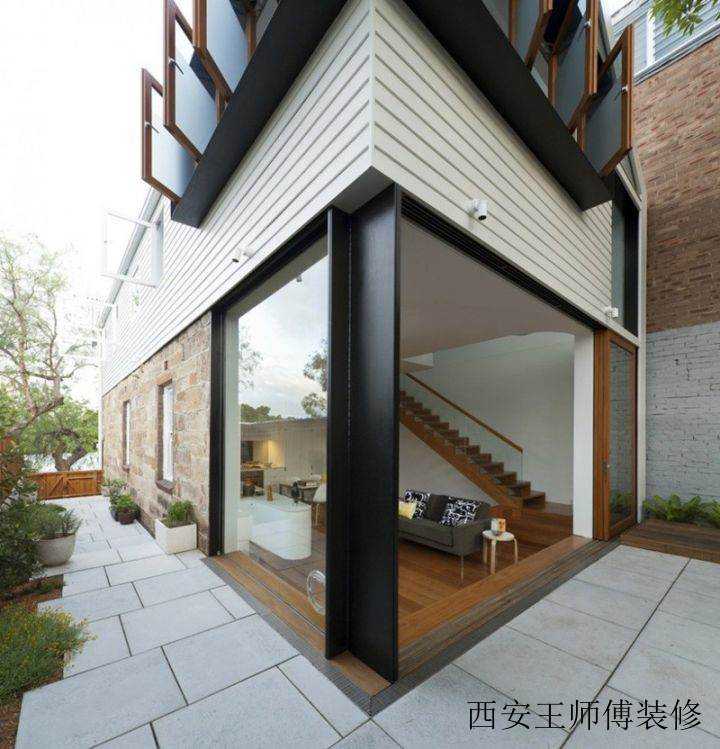 美式风格两层别墅外观效果图