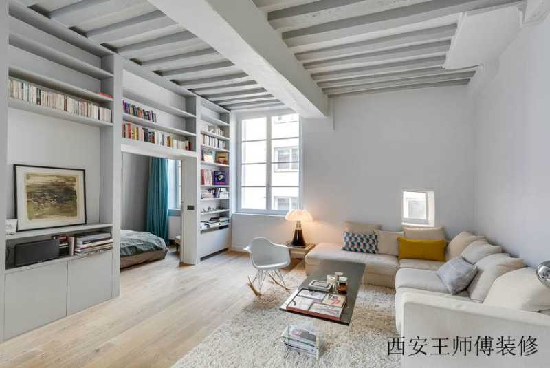 简约宜家小户型一居室 隔断装修图