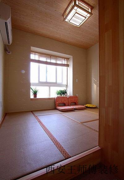 原木日式榻榻米装修欣赏图