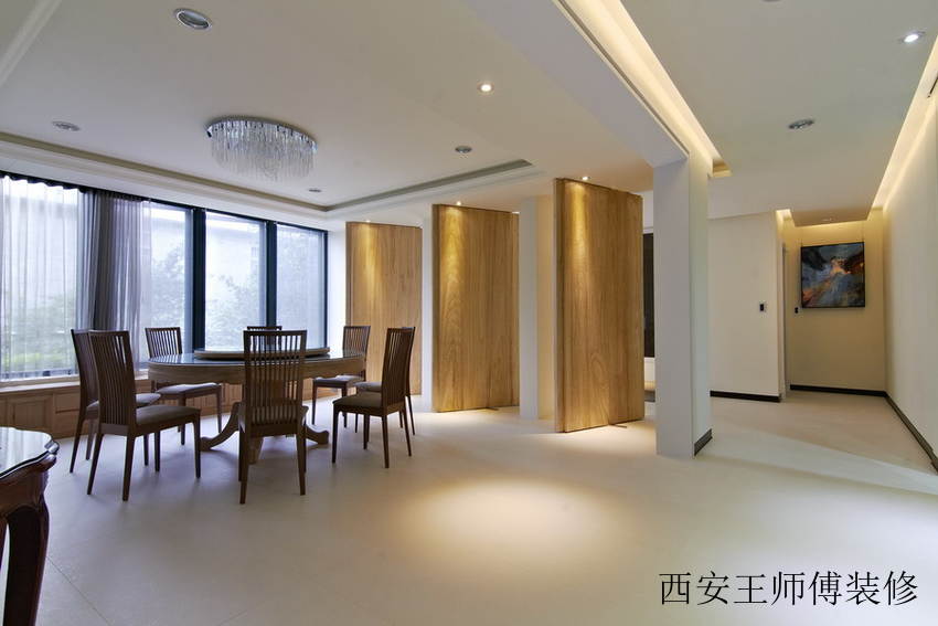 现代时尚别墅餐厅装修设计图