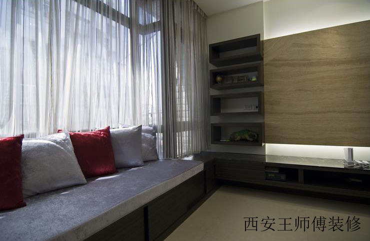 时尚现代家居飘窗柜设计