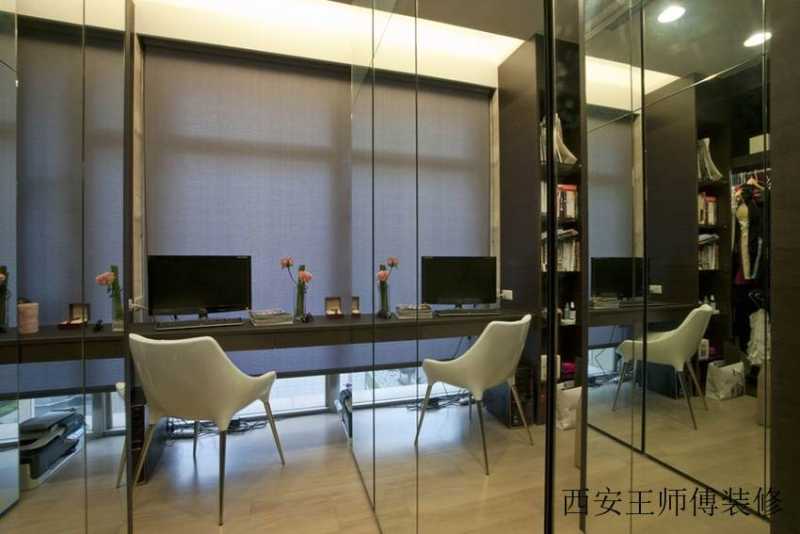 精品新古典别墅家装书房效果图